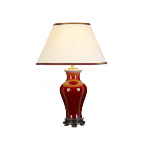 Lampe de table Majin Céramique Sang de bœuf|Lampes à poser|Luminaire Center