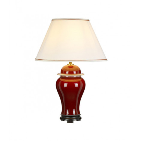 Lampe de table Oxblood Céramique Sang de bœuf|Lampes à poser|Luminaire Center