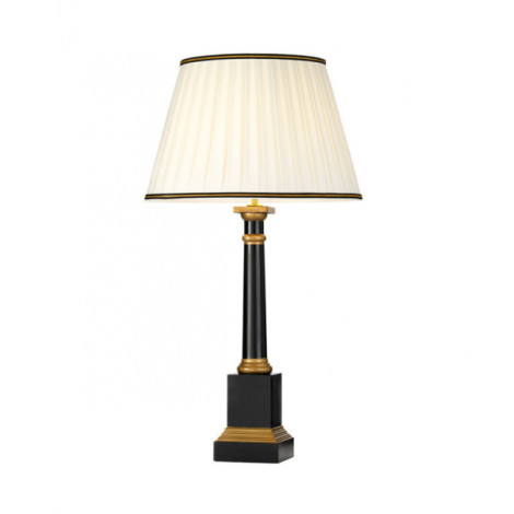 Lampe de table Peronne Bois Noir|Lampes à poser|Luminaire Center