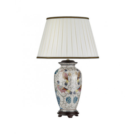 Lampe de table Ping Céramique Crème|Lampes à poser|Luminaire Center