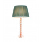Lampe de table Adelie Acier,verre cristal Verre Cristal Blush & Soie de Sapin|Lampes à poser|Luminaire Center