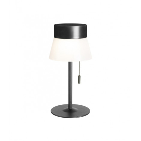 Lampe de table Deco Polycarbonate,Acier Opale, Noir|Lampes à poser|Luminaire Center
