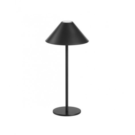 Lampe de table Sirina Aluminium,Plastique Teinté, Noir|Lampes à poser|Luminaire Center