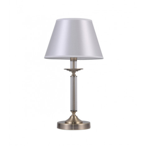 Lampe de table Solana Verre,Acier,Tissu Antique Bronze|Lampes à poser|Luminaire Center