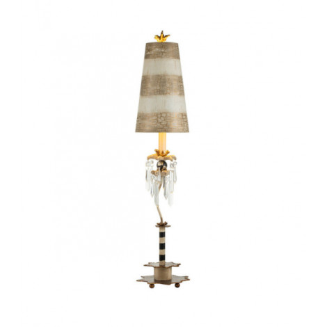 Lampe de table Birdland Noir, Or, Crème|Lampes à poser|Luminaire Center