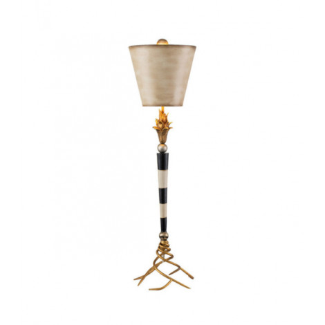 Lampe de table Flambeau Acier Noir,Or|Lampes à poser|Luminaire Center