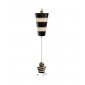 Lampe de table Peony Acier Noir,Taupe|Lampes à poser|Luminaire Center