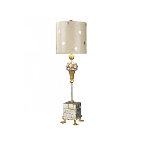 Lampe de table Pompadour Acier Crème|Lampes à poser|Luminaire Center