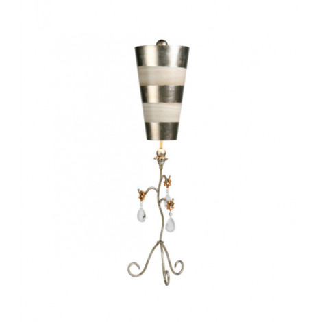 Lampe de table Tivoli Acier Argent, Crème|Lampes à poser|Luminaire Center