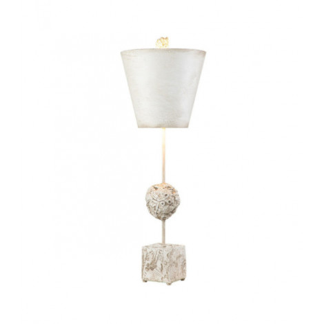 Lampe de table Petra Parchemin,Acier,Résine Blanc d'os|Lampes à poser|Luminaire Center