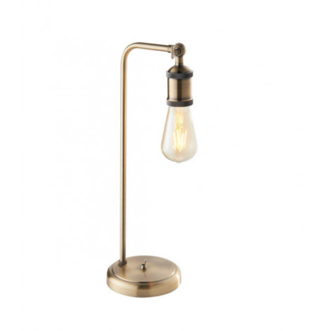 Lampe de table Hal Acier Laiton Antique|Lampes à poser|Luminaire Center