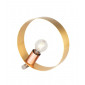 Lampe de table Hoop Acier Nickel, Cuivre, Laiton Brossé|Lampes à poser|Luminaire Center