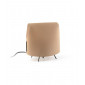 Lampe de table Luang Acier Noir, Chameau|Lampes à poser|Luminaire Center