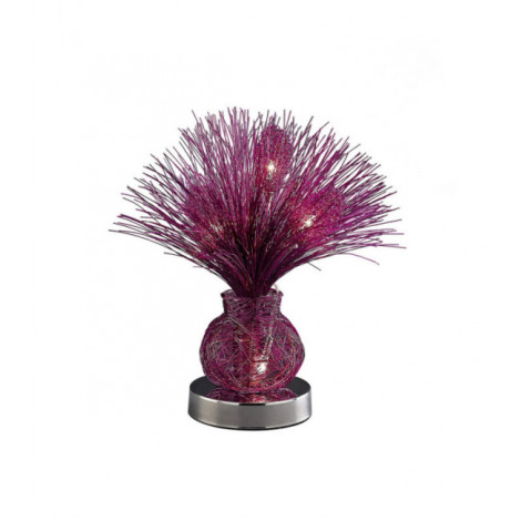 Lampe de table Lenore Chrome poli, violet|Lampes à poser|Luminaire Center