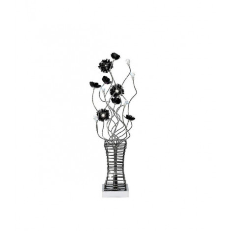 Lampe de table Majella Chrome poli, noir|Lampes à poser|Luminaire Center