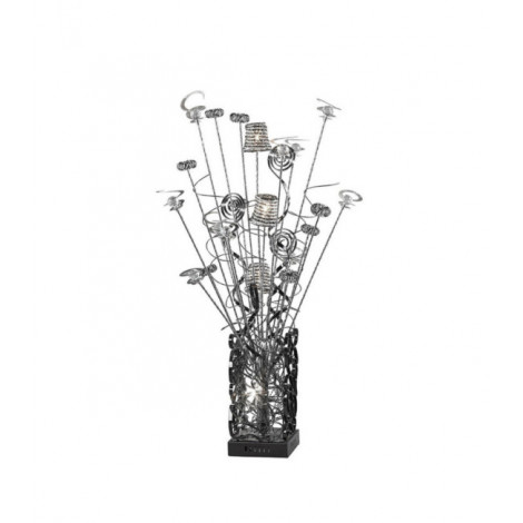 Lampe de table Koil Chrome poli, noir|Lampes à poser|Luminaire Center
