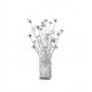 Lampe de table Koil Chrome poli, blanc|Lampes à poser|Luminaire Center