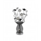 Lampe de table Calista Noir, Chrome poli|Lampes à poser|Luminaire Center