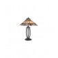 Lampe de table Ruby Noir, verre Tiffany|Lampes à poser|Luminaire Center