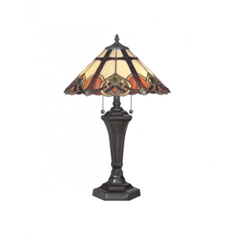 Lampe de table Cambridge Verre Bronze d'époque|Lampes à poser|Luminaire Center