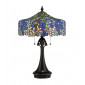 Lampe de table Cobalt Verre Tiffany Bronze|Lampes à poser|Luminaire Center