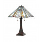 Lampe de table Quoizel Acier,résine,verre d'art Bronze vaillant|Lampes à poser|Luminaire Center