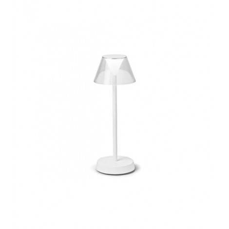 Lampe de table LED LOLITA Métal,Plastique Blanc|Lampes à poser|Luminaire Center