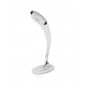 Lampe de table LED Tess Blanc mat, chrome poli|Lampes à poser|Luminaire Center