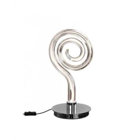 Lampe de table LED Adaggio Chrome clair et poli|Lampes à poser|Luminaire Center