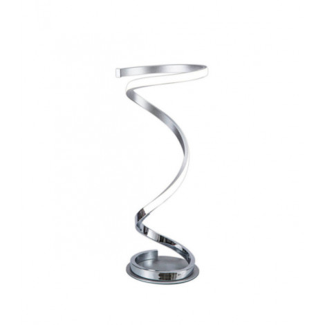 Lampe de table LED Helix Blanc, Chrome poli|Lampes à poser|Luminaire Center