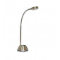 Lampe de table LED Tobias Nickel satiné, Chrome poli|Lampes à poser|Luminaire Center