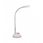 Lampe de table LED Tobias Blanc mat, chrome poli|Lampes à poser|Luminaire Center