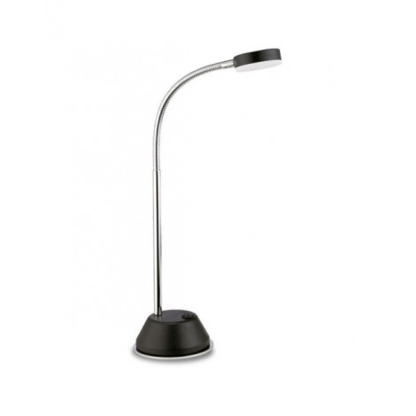 Lampe de table LED Tobias Noir mat, Chrome poli|Lampes à poser|Luminaire Center