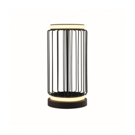 Lampe de table LED Circolo Aluminium,acier doux Blanc, sable noir|Lampes à poser|Luminaire Center