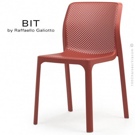 Chaise design BIT, sturcture et assise plastique couleur - Lot de 6 pièces.|Chaise|100chaises Chaise design BIT, sturcture et assise plastique couleur - Lot de 6 pièces.|Chaise|100chaises