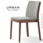 Chaise URBAN, structure bois de frêne, peint ou teinté, assise et dossier garnie habillage tissu.|Chaise|100chaises