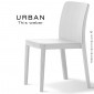 Chaise URBAN, piétement et assise en bois de frêne, peint ou vernis.|Chaise|100chaises