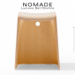 Tabouret bois NOMADE, s'inspire de la culture japonaise, structure multiplis de bois, placage bois de Frêne ou chêne vernis.|Tabouret|100chaises