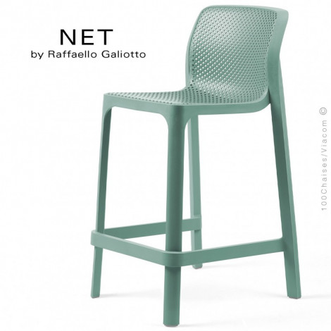 Tabouret de cuisine design NET, structure 4 pieds, assise plastique couleur pour extérieur - Lot de 4 pièces.|Tabouret|100chaises Tabouret de cuisine design NET, structure 4 pieds, assise plastique couleur pour extérieur - Lot de 4 pièces.|Tabouret|100chaises