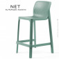 Tabouret de cuisine design NET, structure 4 pieds, assise plastique couleur pour extérieur - Lot de 4 pièces.|Tabouret|100chaises Tabouret de cuisine design NET, structure 4 pieds, assise plastique couleur pour extérieur - Lot de 4 pièces.|Tabouret|100chaises
