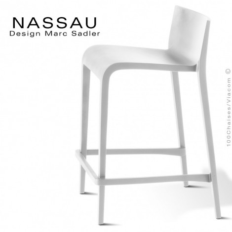 Tabouret de cusine design NASSAU, pour cuisine, îlot central, structure plastique monobloc couleur, pour intérieur et extérieur.|Tabouret|100chaises Tabouret de cusine design NASSAU, pour cuisine, îlot central, structure plastique monobloc couleur, pour intérieur et extérieur.|Tabouret|100chaises