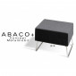 Banquette modulable design ABACO+, ou simple module d'assise d'appoint pour salle d'attente, habillage tissu, piétement chromé.|Tabouret|100chaises