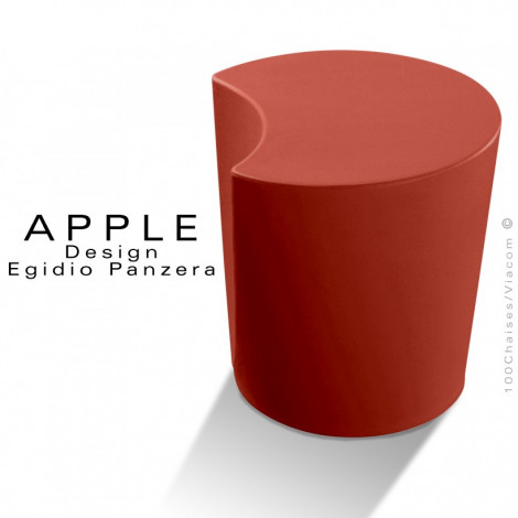 Pouf ou tabouret design APPLE ou petite table d'appoint plastique couleur - Lot de 3 pièces.|Tabouret|100chaises
