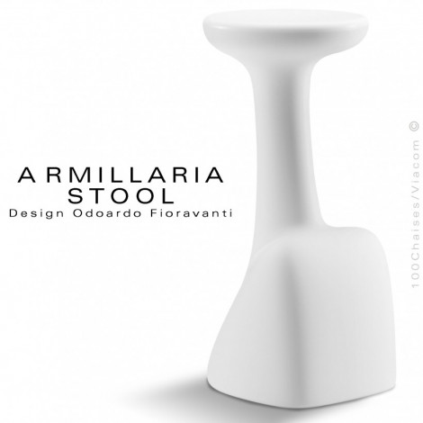 Tabouret design ARMILLARIA, structure plastique couleur, repose-pieds d'aspect organique pour terrasse, jardin et extérieur.|Tabouret|100chaises Tabouret design ARMILLARIA, structure plastique couleur, repose-pieds d'aspect organique pour terrasse, jardin et extérieur.|Tabouret|100chaises