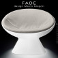Fauteuil lounge lumineux design FADE, structure plastique blanc, éclairge LED, avec coussin traitement pour l'extérieur.|Fauteuil / Chauffeuse|100chaises