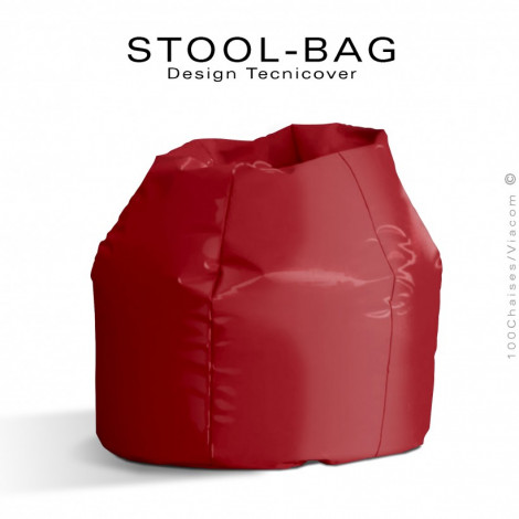 Pouf ou coussin géant XXL flottant pour piscine STOOL-BAG, petites billes de polystyrène, housse tissu hydrofuge avec corde.|Banquettes / Bancs / Poufs|100chaises