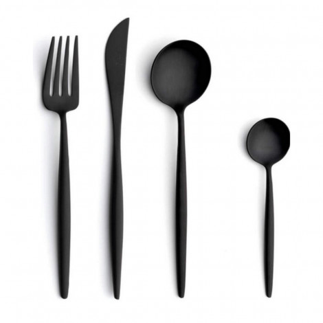 Ménagère noire Moon|Couverts|Artecoboutique
