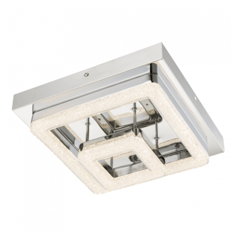 Plafonnier LED cristal 2 carrés - Planet|Plafonnier|Kosilum Plafonnier LED cristal 2 carrés - Planet|Plafonnier|Kosilum