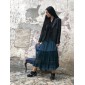 JUPON LONG SUZETTE NAVY - COLLECTION TULLE