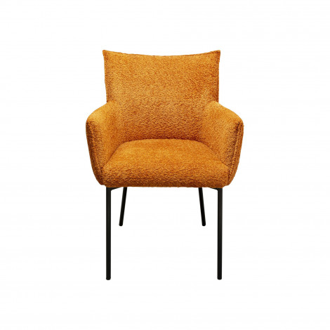 Chaise avec accoudoirs Selma orange Kare Design|Chaise|Kare